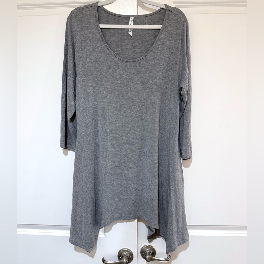 White Mark Makayla Pocket Tunic Top sz XL